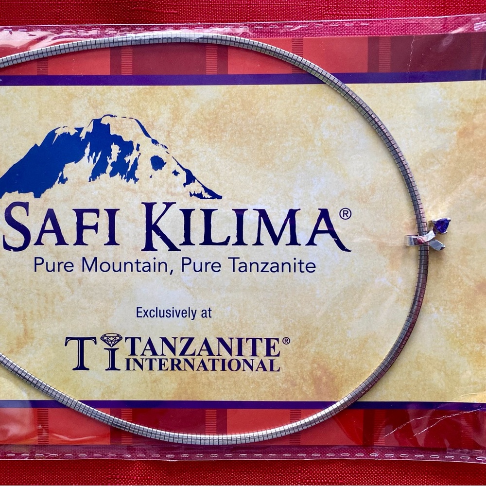 NEW Tanzanite International Safi Kilima Tanzanite Pendant Necklace